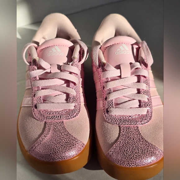 adidas Other - Adidas VL 3.0 Court Pink Sneakers with Gum Sole 11.5C Toddlers